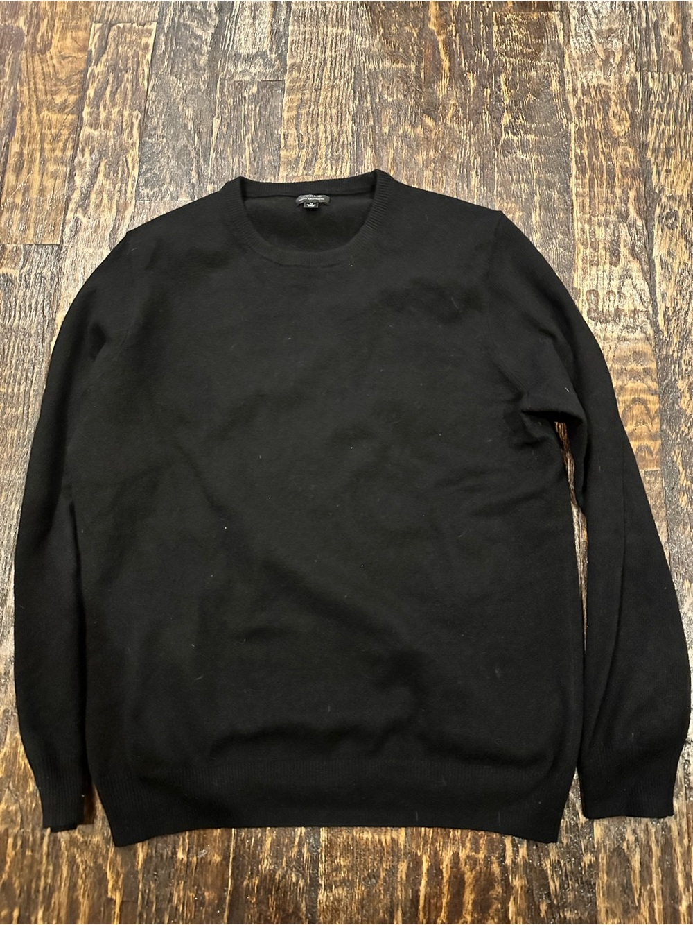 J. Crew 100% cashmere Black Crewneck Sweater - Lightweight Knit